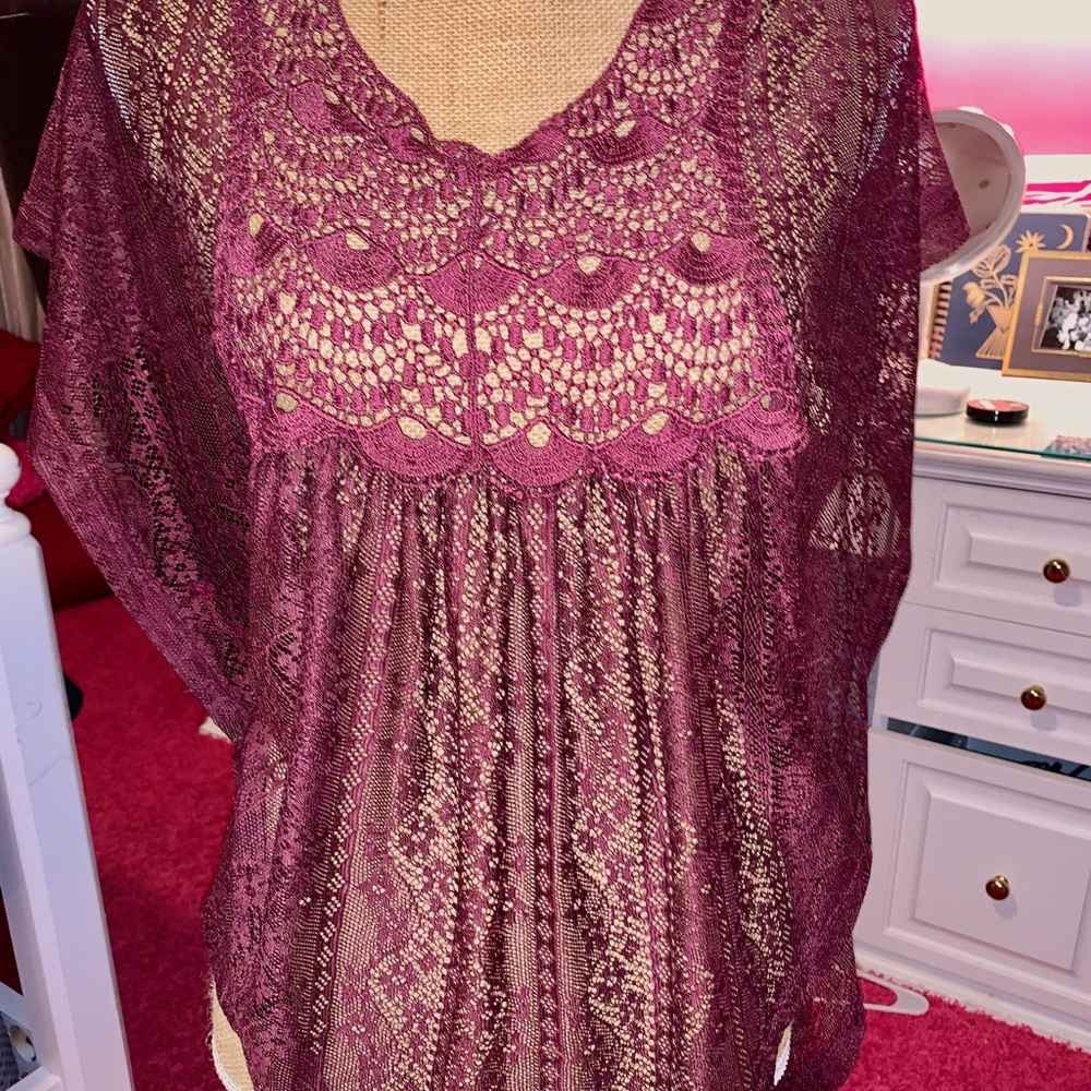 PIMKIE Purple Lace Top
